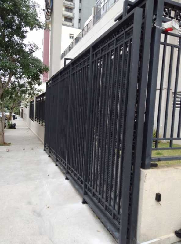 Portão Basculante de Ferro Cotação Vila Constança - Portão de Ferro para Condomínio